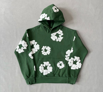 Denim Tears Green Cotton Wreath Sweatshirt