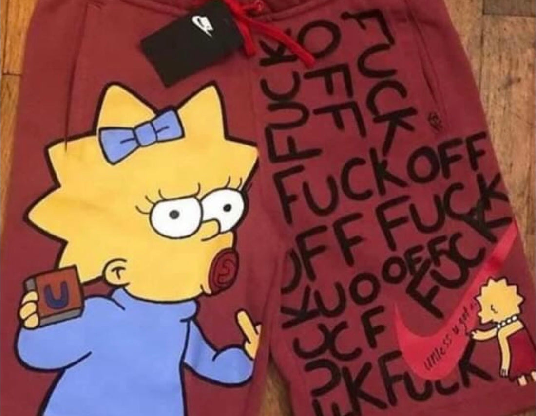 Cartoon Custom Nike Shorts