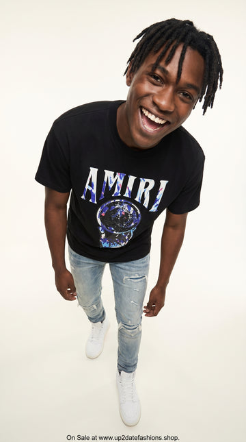 Amiri Crystal Ball ‘Black’ Short-Sleeve Tee