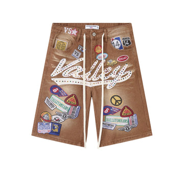 Vale Forever 1980s Jorts Brown