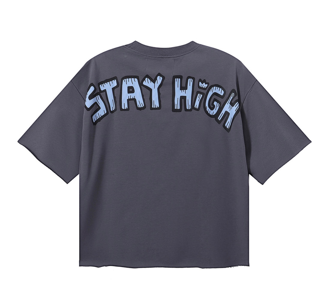 BKYS Stay High ‘Grey’ Graphic T-Shirt