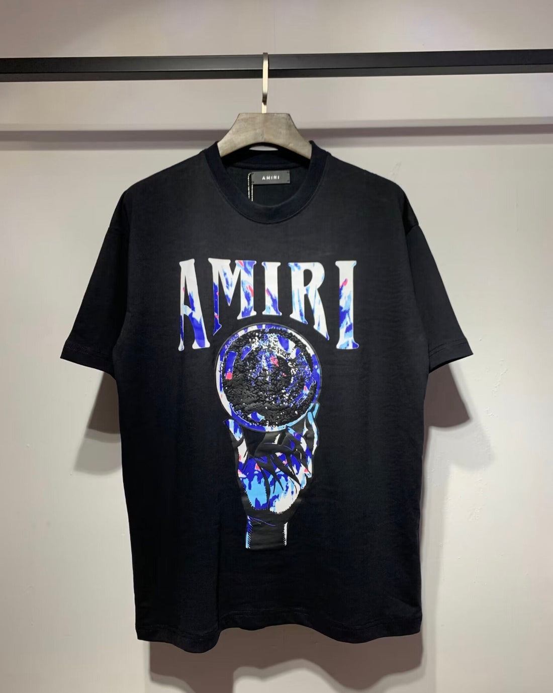 Amiri Crystal Ball ‘Black’ Short-Sleeve Tee